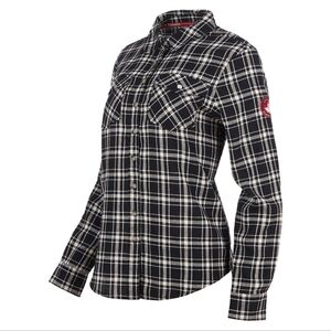 Canada Weather Gear Women's Unlined Flannel Black & Pale Pink